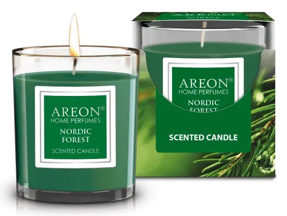 Odorizant Lumanare Areon Home Scented Candle Nordic Forest