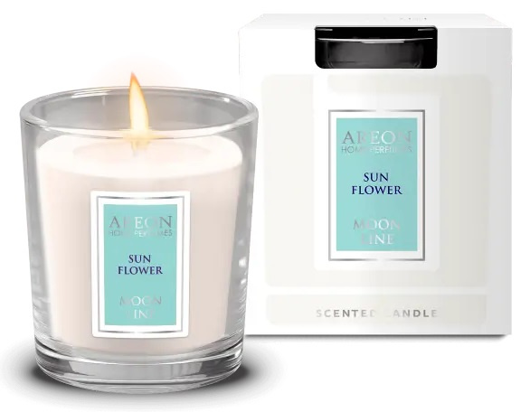 Odorizant Lumanare Parfumata Areon Home Premium Scented Candle Moon Line Sunflower
