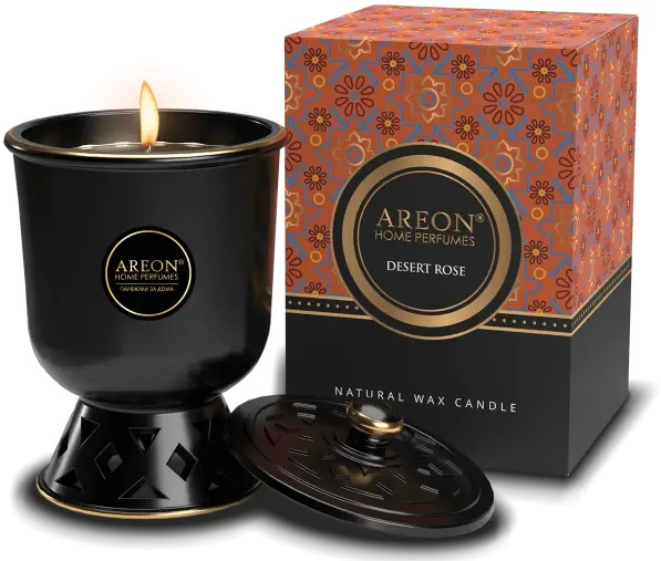 Odorizant Lumanare Parfumata Areon Home Premium Scented Candle Orient Desert Rose