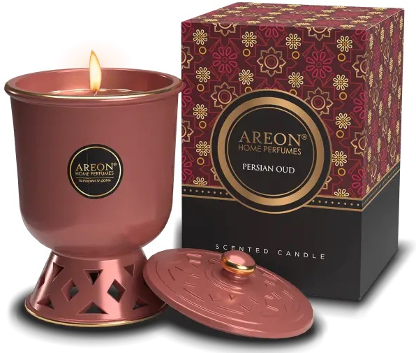 Odorizant Lumanare Parfumata Areon Home Premium Scented Candle Orient Persian Oud
