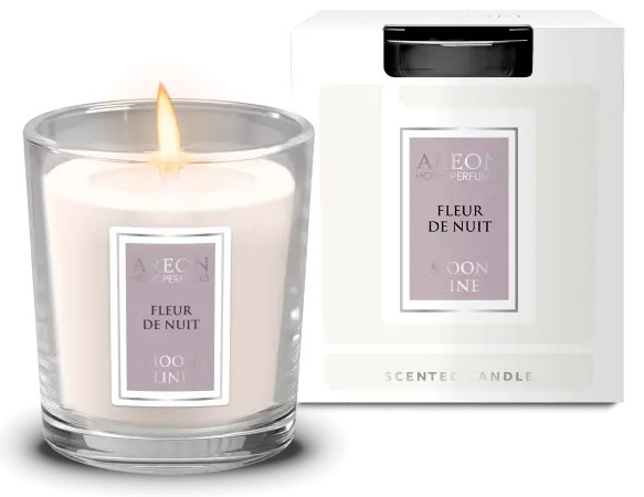 Odorizant Lumanare Parfumata Areon Home Premium Scented Candle Moon Line Fleur De Nuit
