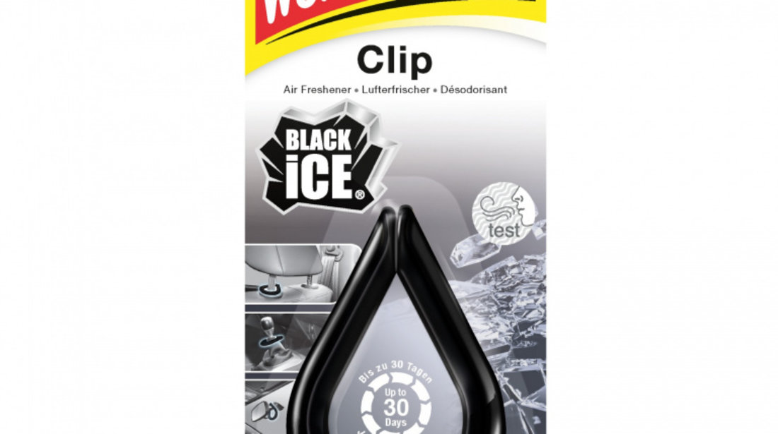 Odorizant Wunder-Baum Clip Black Ice 7612720841042