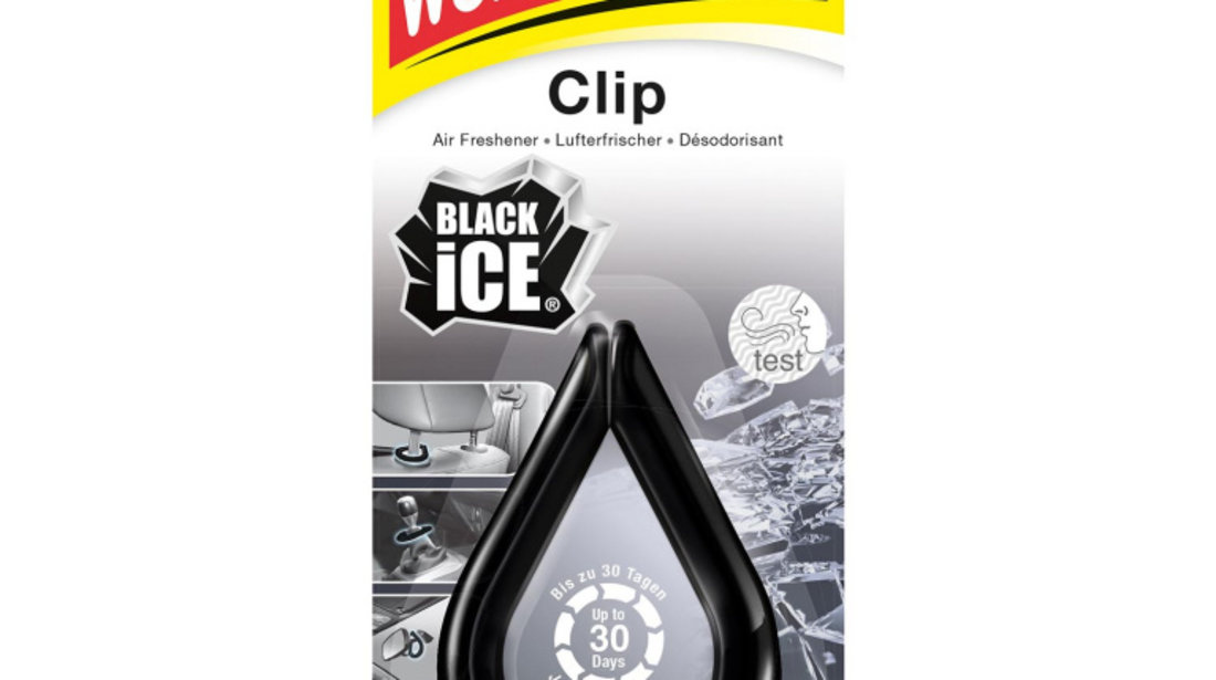 Odorizant Wunder-Baum Clip Black Ice 78944