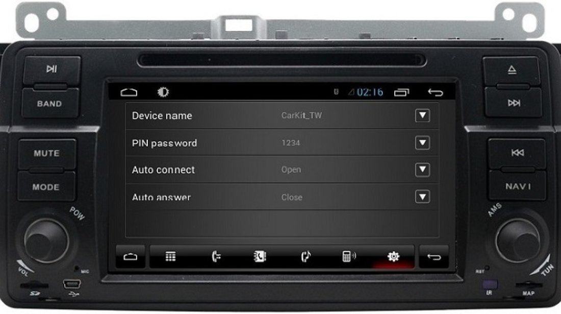 OFERTA! DVD PLAYER AUTO NAVIGATIE ANDROID DEDICATA BMW SERIA 3 E46 M3 ROVER 75 EDOTEC-G052 2GB RAM