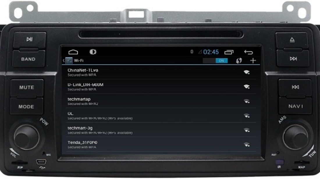 OFERTA! DVD PLAYER AUTO NAVIGATIE  ANDROID DEDICATA BMW SERIA 3 E46 M3 ROVER 75 EDOTEC-G052 2GB RAM