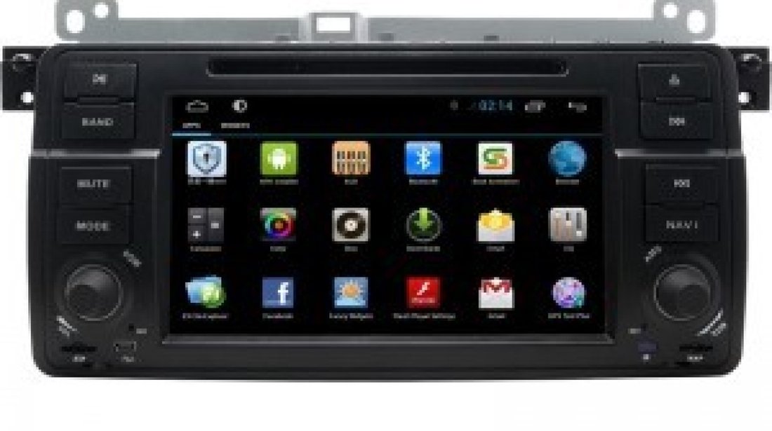 OFERTA! DVD PLAYER AUTO NAVIGATIE ANDROID DEDICATA BMW SERIA 3 E46 M3 ROVER 75 EDOTEC-G052 2GB RAM