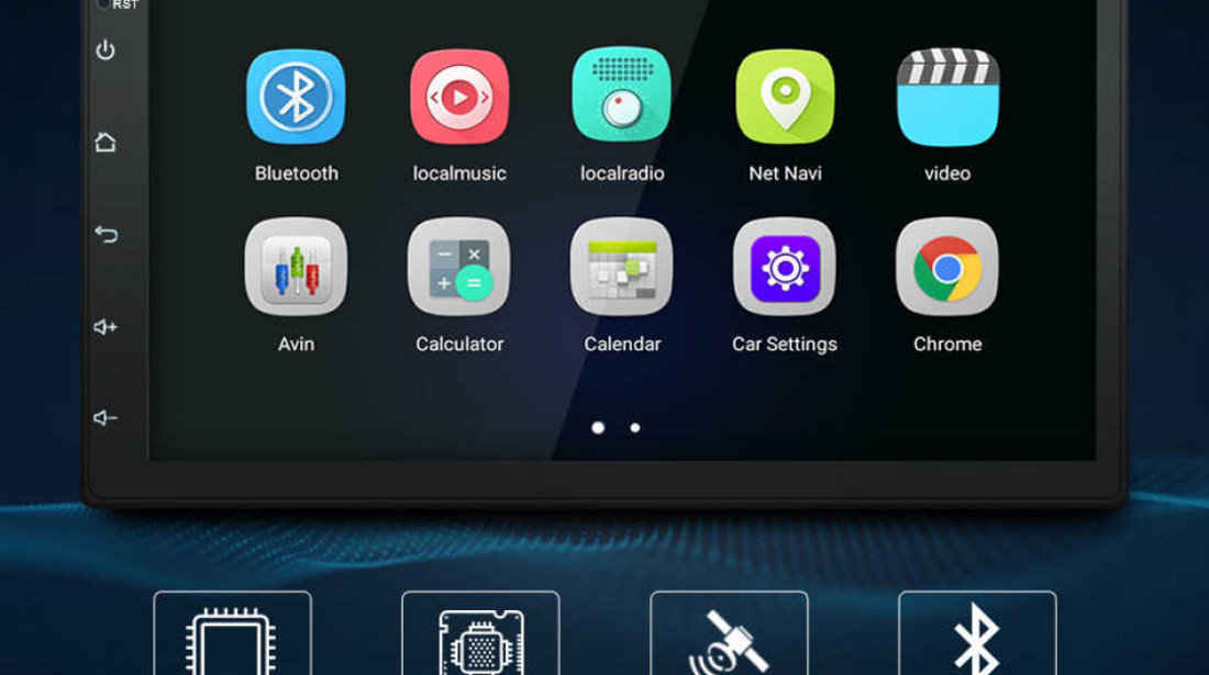 OFERTA!!!NAVIGATIE CARPAD 2DIN UNIVERSALA ANDROID 8.1 ECRAN 7'' CAPACITIV USB INTERNET WIFI GPS WAZE