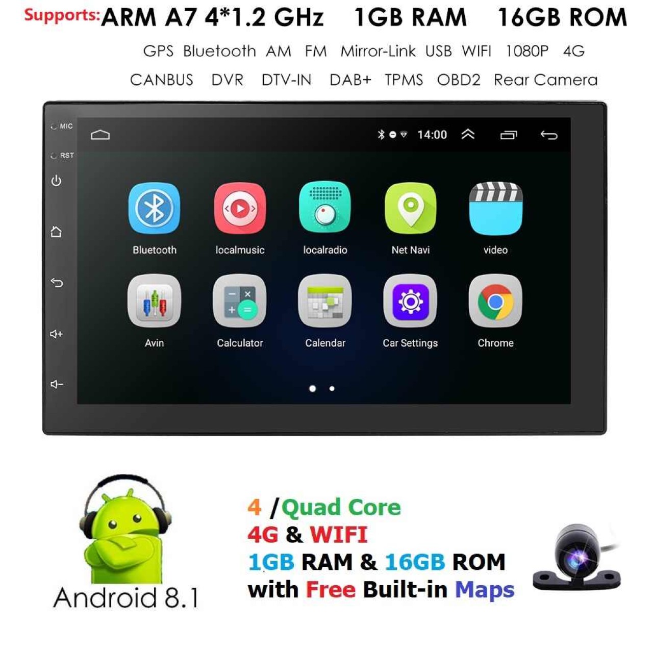 OFERTA!!!NAVIGATIE CARPAD 2DIN UNIVERSAL