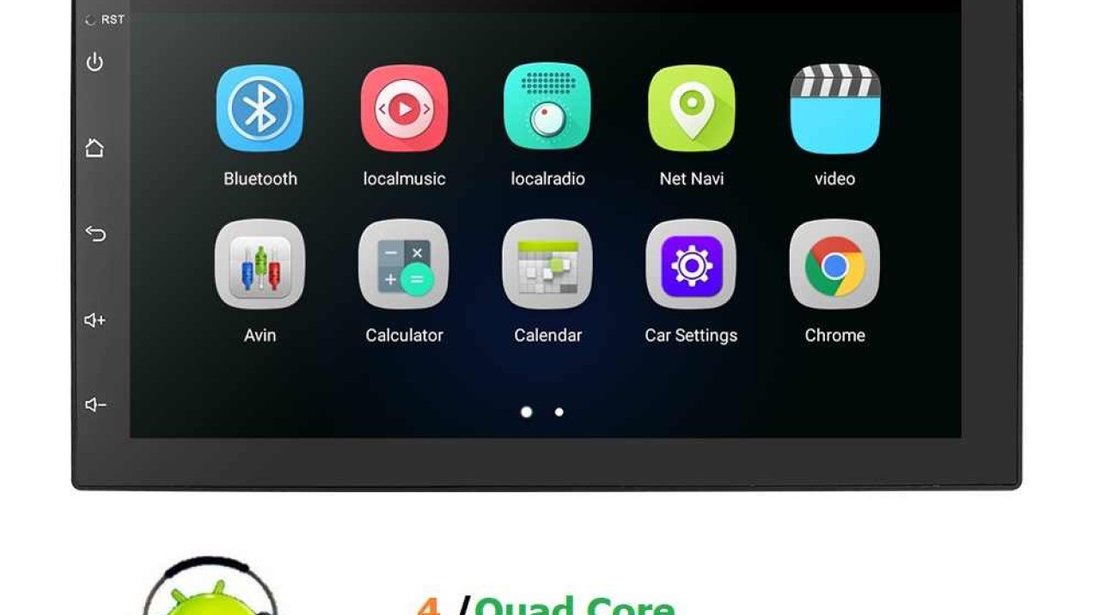 OFERTA!!!NAVIGATIE CARPAD 2DIN UNIVERSALA ANDROID 8.1 ECRAN 7'' CAPACITIV USB INTERNET WIFI GPS WAZE