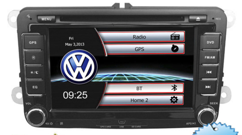 OFERTA! NAVIGATIE DEDICATA VOLKSWAGEN SKODA SEAT NAVD-723V V4 DVD GPS TV CARKIT CAMERA CADOU