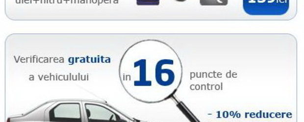 Ofertele Dacia Service - super ponturi pentru masina ta!