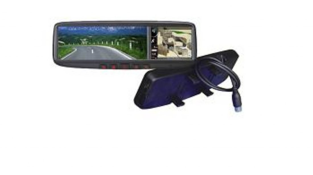 Oglinda Cartek Rvg35 Cu Gps Lcd 3 5 Touchscreen Bluetooth Games