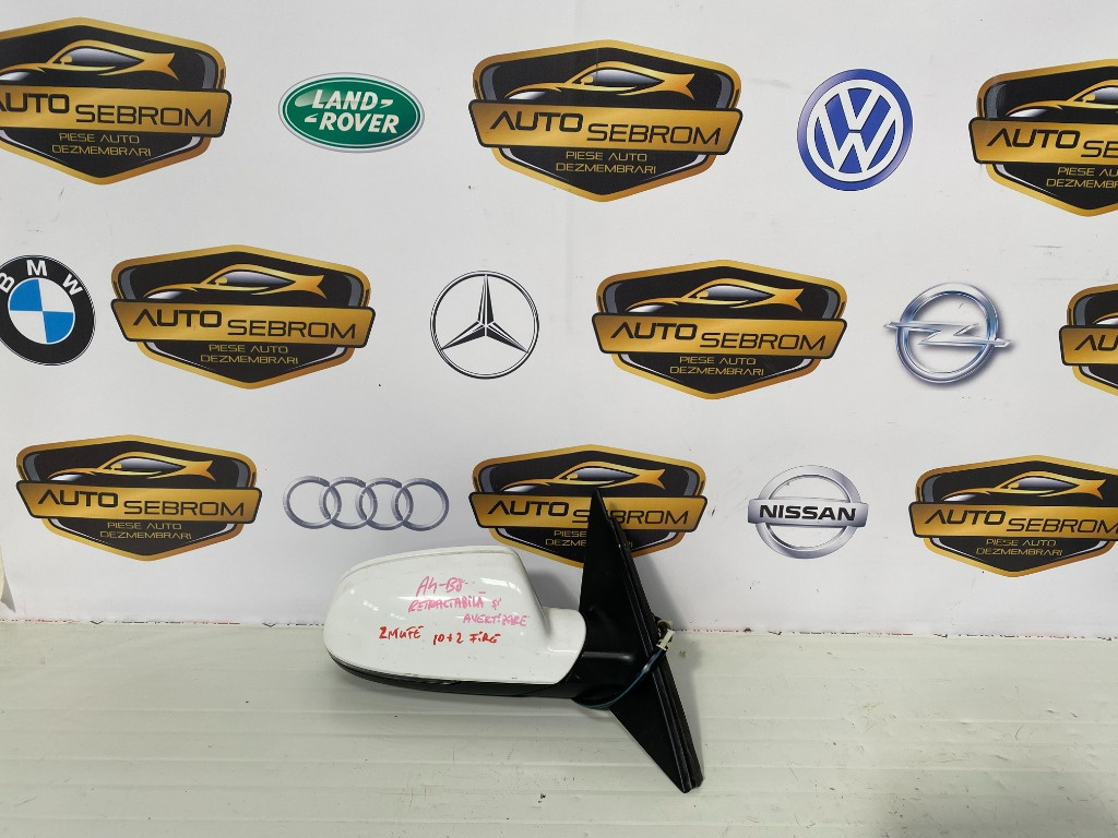 Oglinda completa dr Audi A4 B8 retractabila si cu avertizare