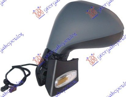Oglinda Completa Electrica Grunduita Cu Semnal Stanga Peugeot 207 An 2006 2007 2008 2009 2010 2011 2012 2013