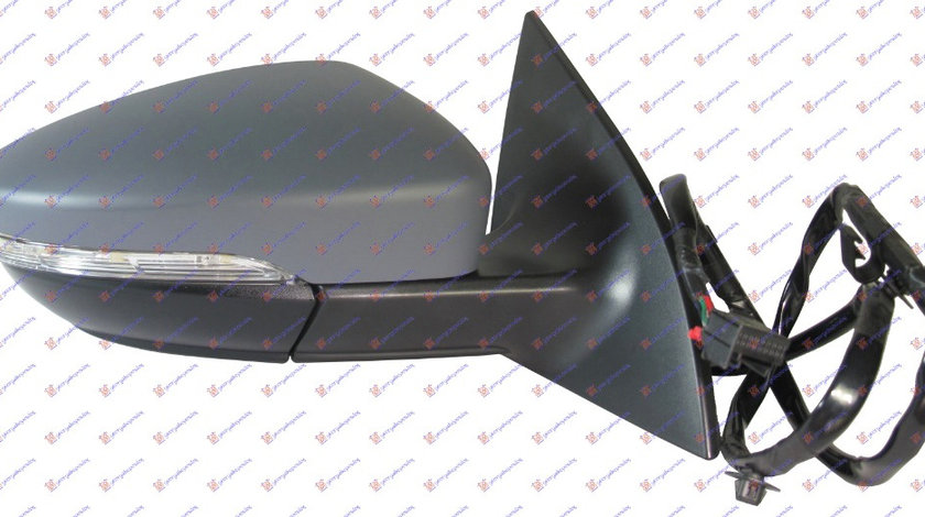 Oglinda Completa Electrica Grunduita Incalzita Pliabila Dreapta VW CC 2012 2013 2014 2015 2016 2017 2018 2019