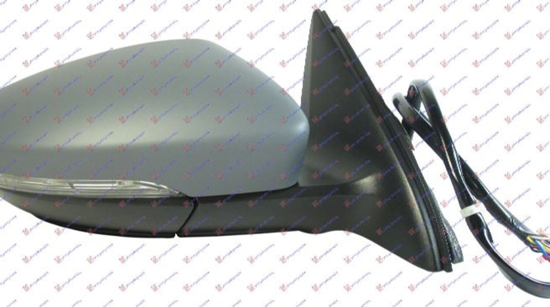 Oglinda Completa Electrica Grunduita Incalzita Dreapta VW Jetta 2014 2015 2016 2017 2018 2019 2020 2021