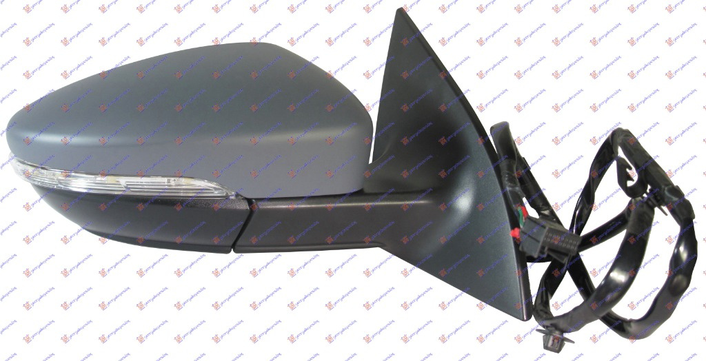 Oglinda Completa Electrica Incalzita Grunduita Dreapta VW Scirocco 2008 2009 2010 2011 2012 2013 2014