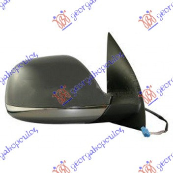 Oglinda Completa Electrica Incalzita Grunduita Cromata Dreapta VW Amarok 2010 2011 2012 2013 2014 2015 2016