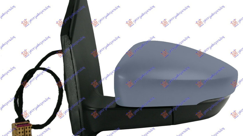 Oglinda Completa Electrica Incalzita Grunduita Stanga VW Cross Polo 2009 2010 2011 2012 2013 2014 2015 2016