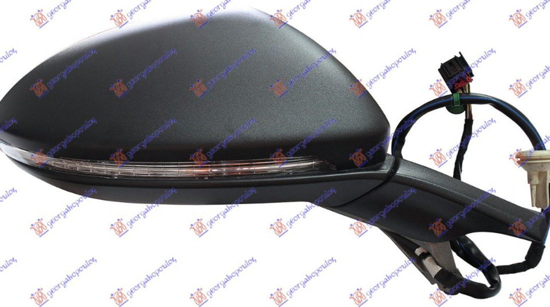 Oglinda Completa Electrica Incalzita Pliabila Grunduita Dreapta VW Golf 7 2013 2014 2015 2016