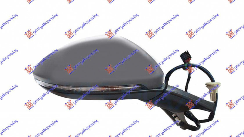 Oglinda Completa Electrica Incalzita Pliabila Grunduita Dreapta VW Golf 7 2013 2014 2015 2016