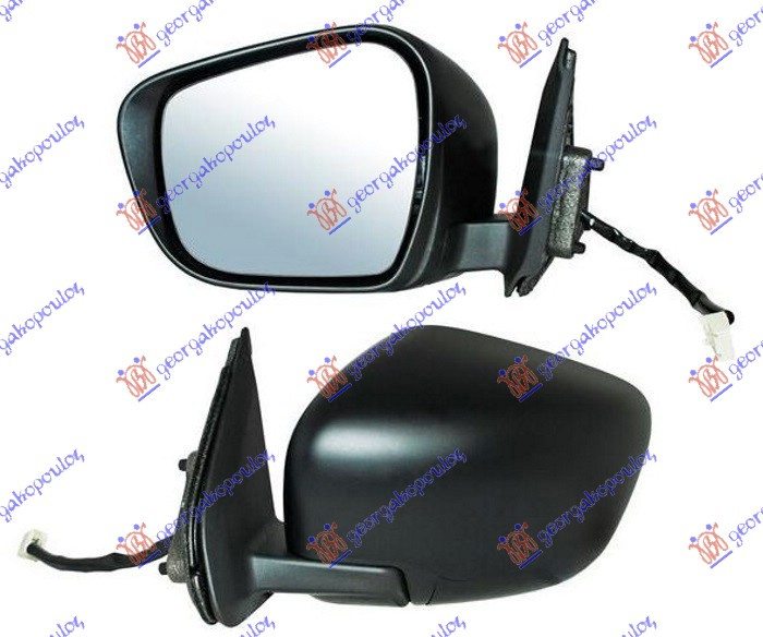 Oglinda Completa Electrica Neagra Stanga Nissan Navara 2015 2016 2017 2018 2019 2020 2021