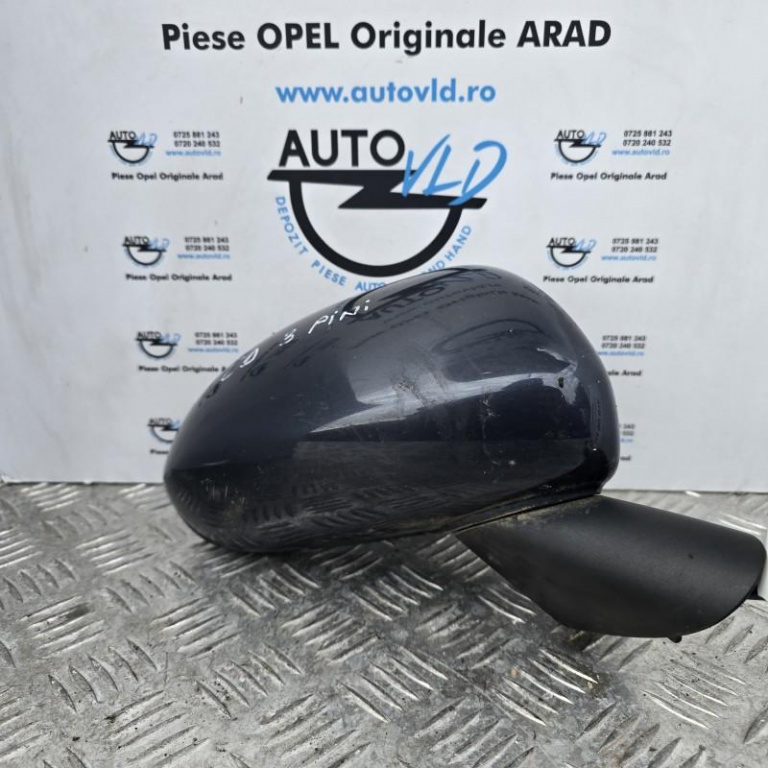 Oglinda dreapta 3 pini Opel Corsa D 2006-2010