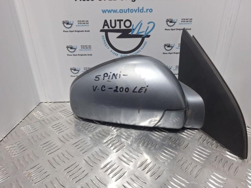 Oglinda dreapta 5 pini Opel Vectra C facelift 2005-2009