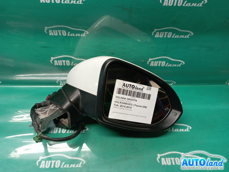 Oglinda Dreapta 7 Fire La Mufa Electrica Volkswagen Passat B8 2014-2019