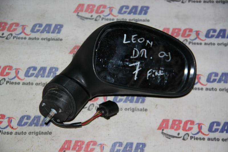 Oglinda dreapta (7 fire) Seat Leon 2 facelift 2009-2012