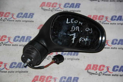 Oglinda dreapta (7 fire) Seat Leon 2 facelift 2009-2012