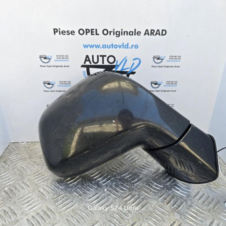 Oglinda dreapta 7 pini semnal unghi mort Opel Antara facelift 2010-2016