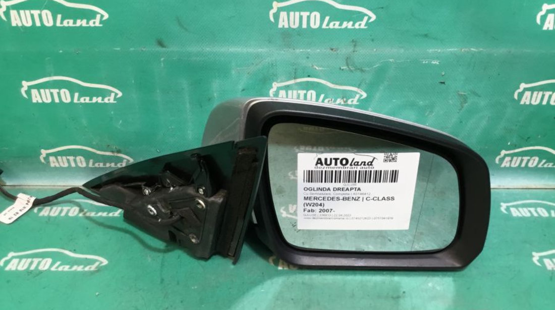 Oglinda Dreapta A3146412 Cu Semnalizare, Completa Mercedes-Benz C-CLASS W204 2007