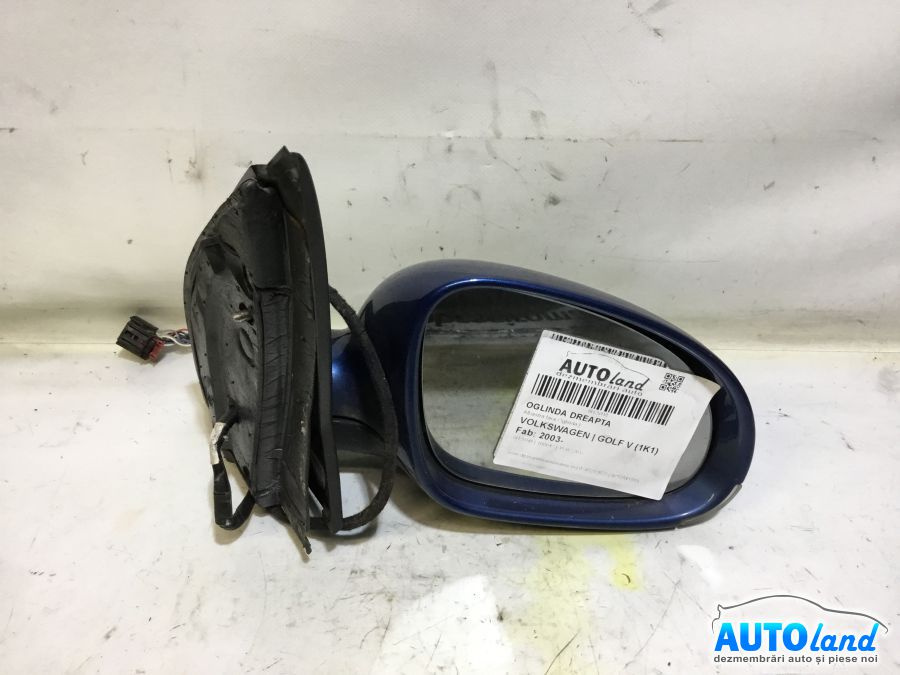 Oglinda Dreapta Albastra fara Oglinda Volkswagen GOLF V 1K1 2003