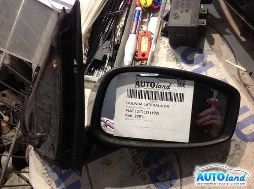 Oglinda Dreapta Argintie Electrica-5 Pini Fiat STILO 192 2001