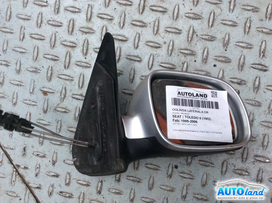 Oglinda Dreapta Argintie, Mecanica Seat TOLEDO II 1M2 1998-2006