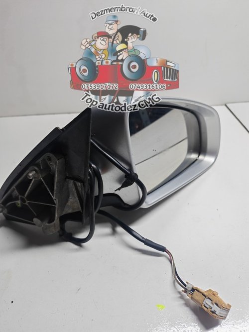 Oglinda dreapta Audi A4 B7 B6 gri LY7W electrica cu incalzire