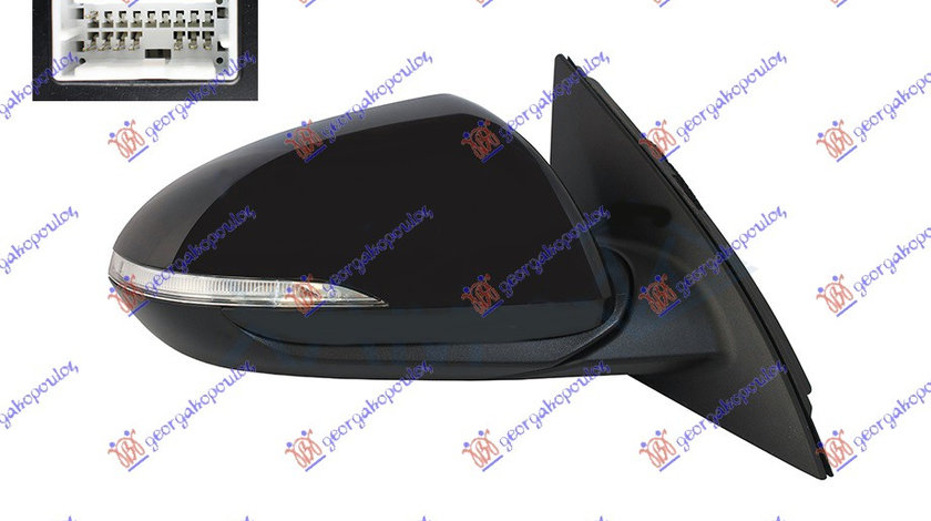 Oglinda Dreapta Completa Electrica Incalzita Pliabila Grunduita Hyundai I30 Fastback 2020-2021