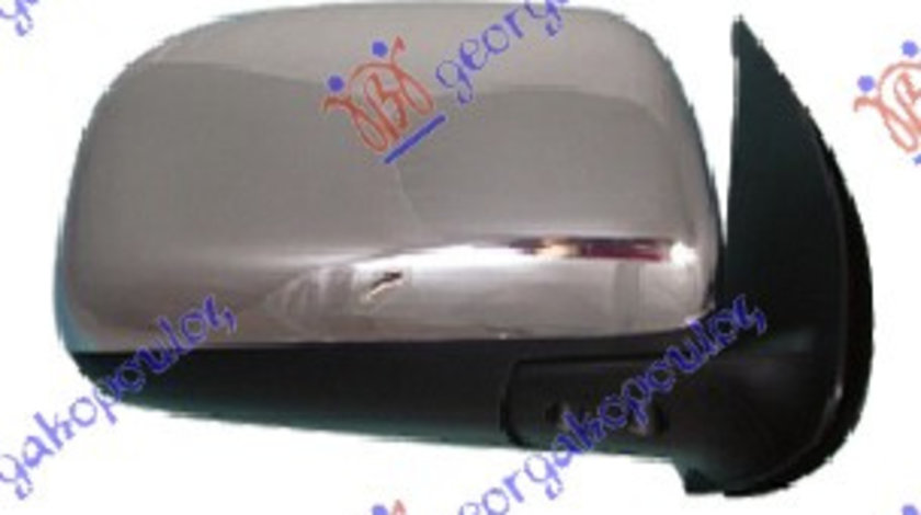 Oglinda Dreapta Completa Exterioara Mecanica Cromata Toyota HiLux 2005-2006-2007-2008-2009