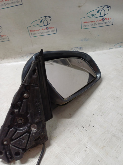 Oglinda dreapta cu rabatre manuala si reglaj electric Audi A4 B7 2.0 Motorina 2005, CU DEFECTE / 5 P...