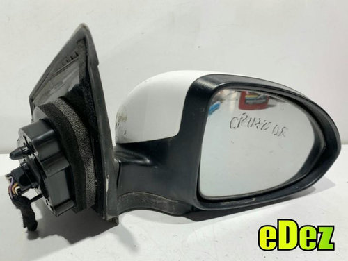 Oglinda dreapta culoare alba Chevrolet Cruze (2012->) [J308]