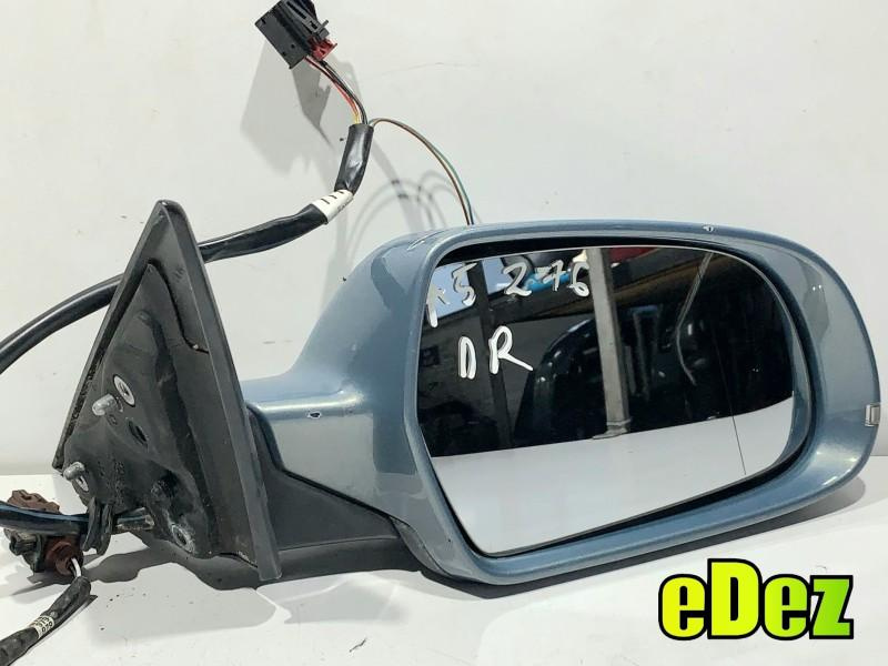 Oglinda dreapta culoare albastru metalic - lx5x Audi A5 (2007-2011) [8T3]