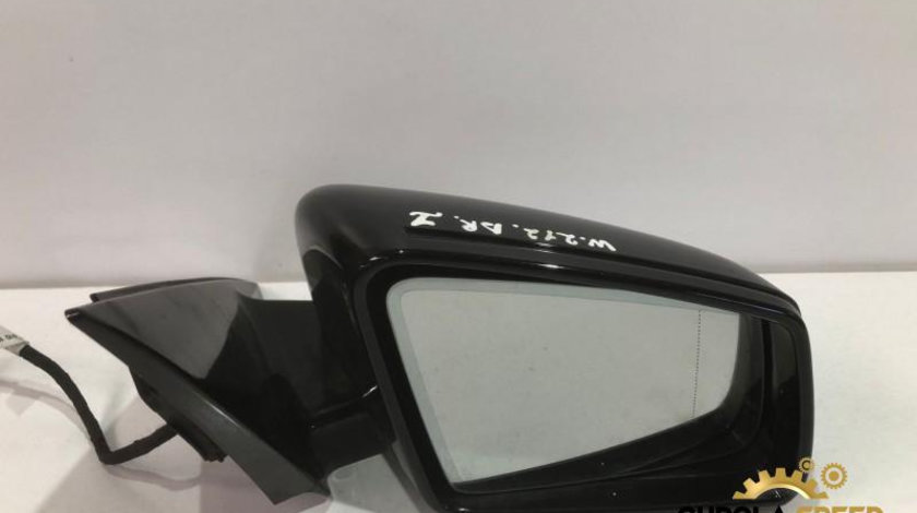 Oglinda dreapta culoare negru 197 (obsidianschwarz - metalliclack) Mercedes E-Class (2009->) [W212] A2128100476