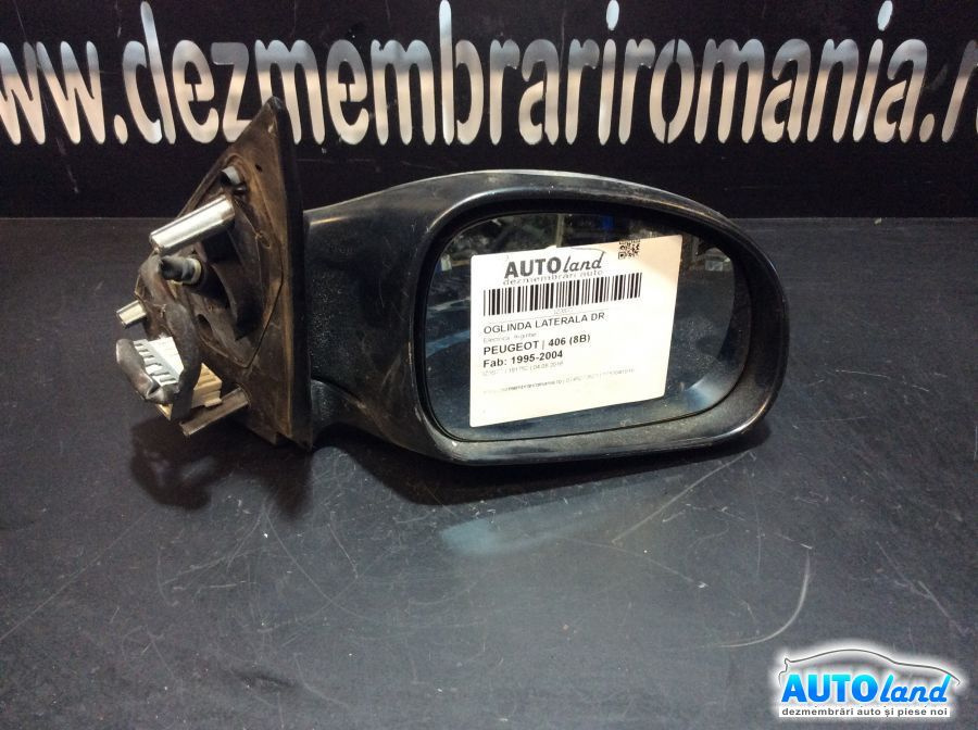 Oglinda Dreapta Electrica, Argintie 7 Fire Peugeot 406 8B 1995-2004