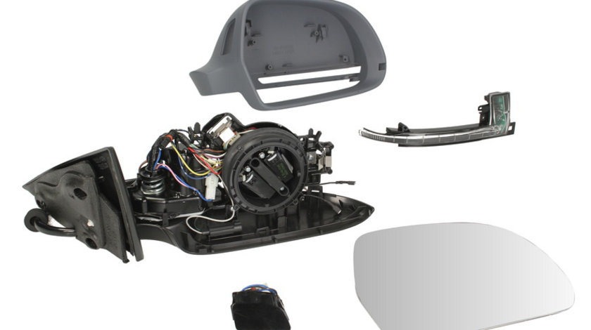 Oglinda dreapta electrica, asferic, incalzita, grunduita, pliabila electric AUDI A5 intre 2006-2011