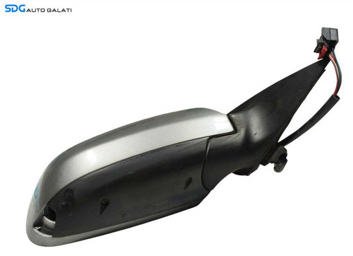 Oglinda Dreapta Electrica Audi A6 C6 4F 2004 - 2011 Cod 010754 Culoare Argintie (Fisura Sub Capac) [...