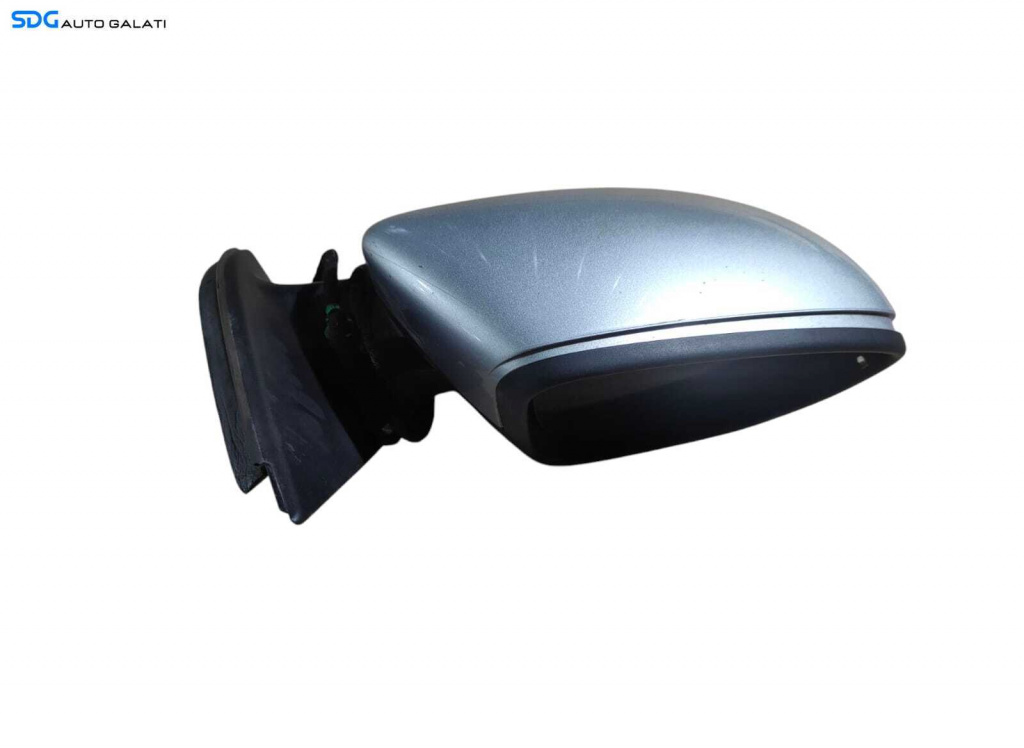 Oglinda Dreapta Electrica Cu Lumina Ambientala Volkswagen Passat B7 2010 - 2015 Culoare Argintiu Cod 3C0857934A [Lr0617]