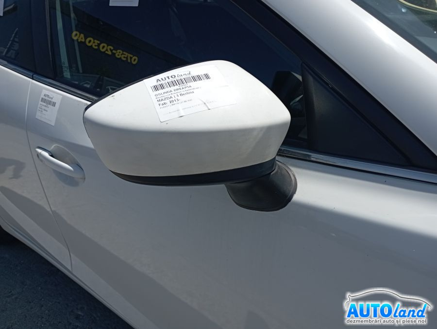 Oglinda Dreapta Electrica cu Rabatare si Semnalizare Mazda 3 Berlina 2013