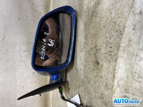Oglinda Dreapta Electrica cu Semnalizare, 7 Fire Mufa Skoda Octavia II Combi facelift 2009 2009-2013