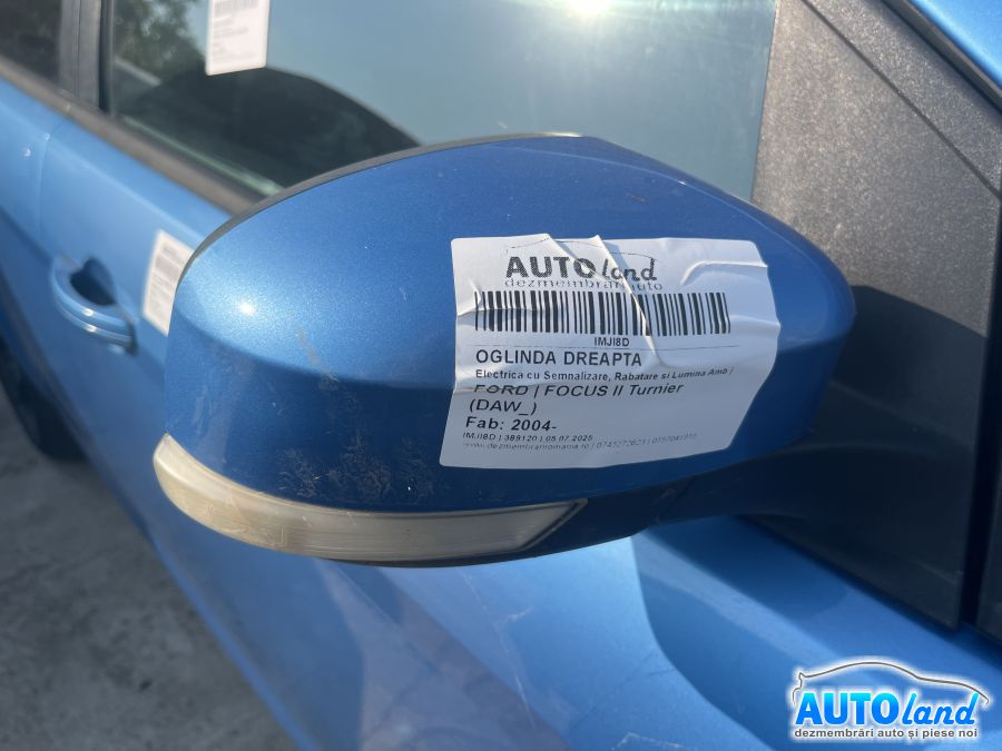 Oglinda Dreapta Electrica cu Semnalizare, Rabatare si Lumina Amb Ford FOCUS II Turnier DAW 2004